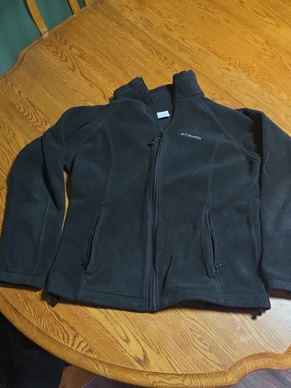 Columbia Kids Black Full-Zip Fleece Jacket
